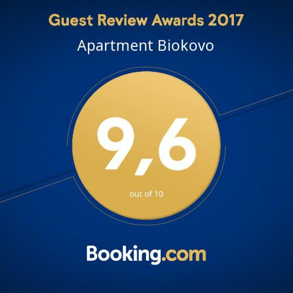 Apartment Biokovo Krvavica Kültér fotó